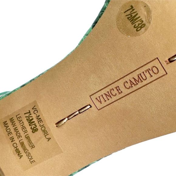 Vince Camuto Leather Two-Piece Heeled Sandals - Mejorla - Size 7.5 - Picture 7 of 10